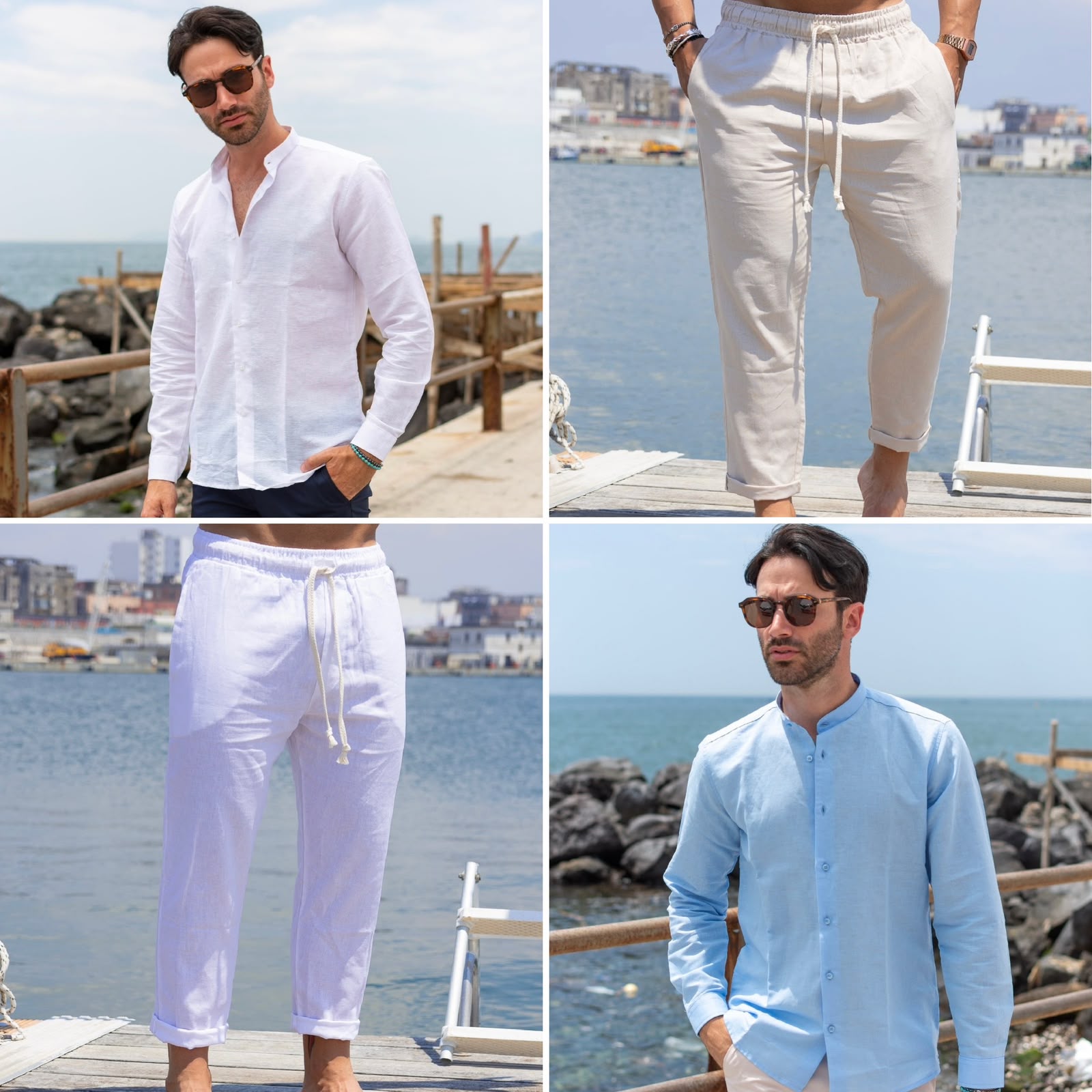 BOX "2 PANTALONI E 2 CAMICIE IN LINO"