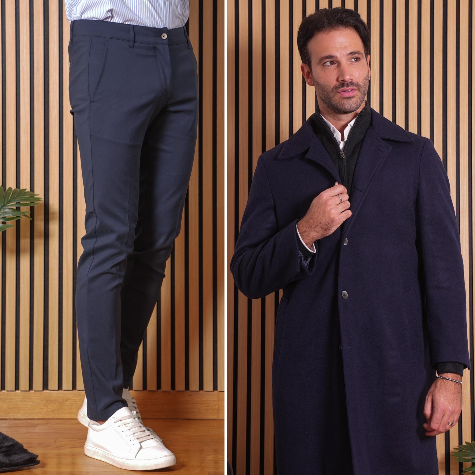 BOX "MILANO - CAPPOTTO LODEN BLU"