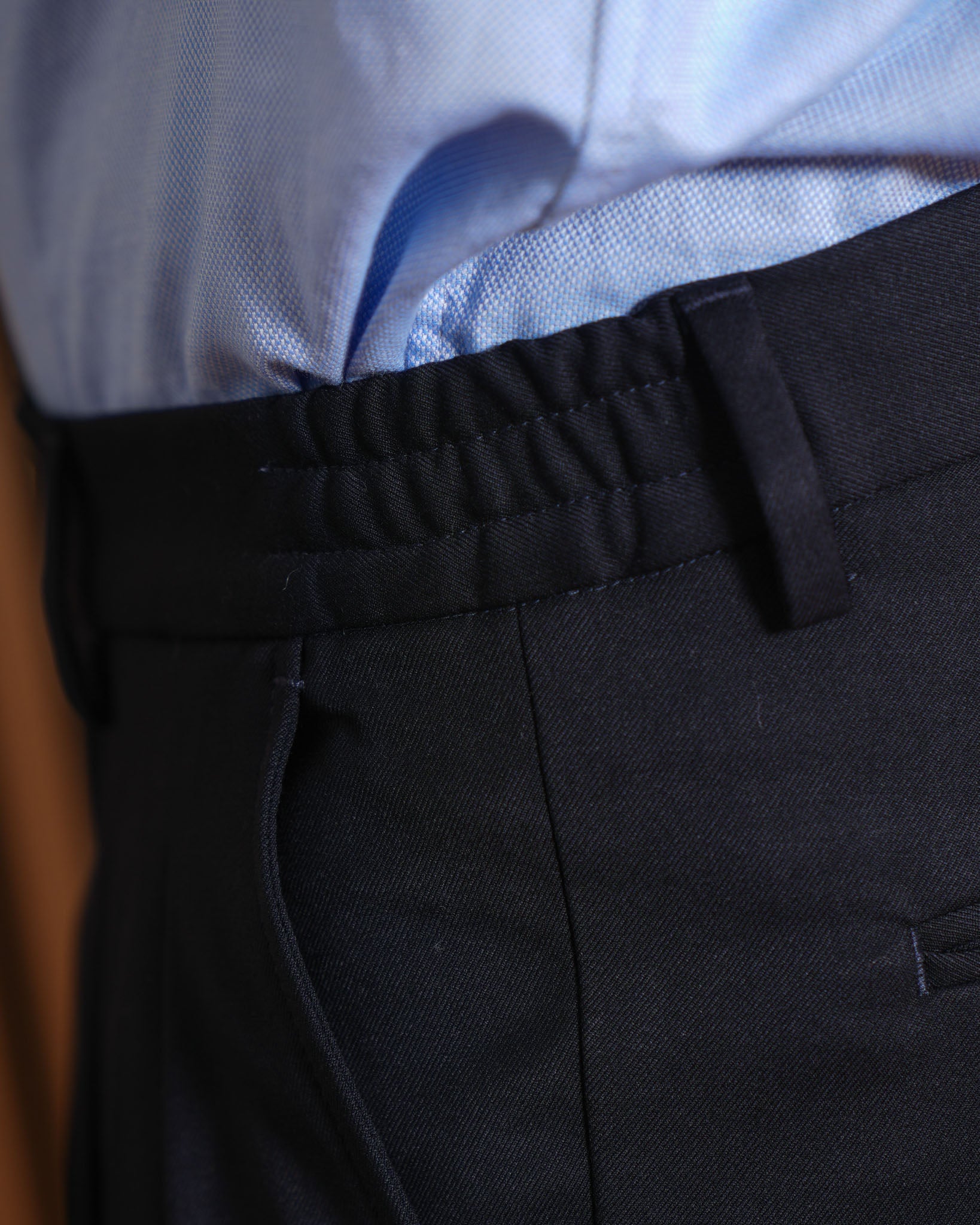 Parma - Pantalone Regular Doppia Pinces Blu