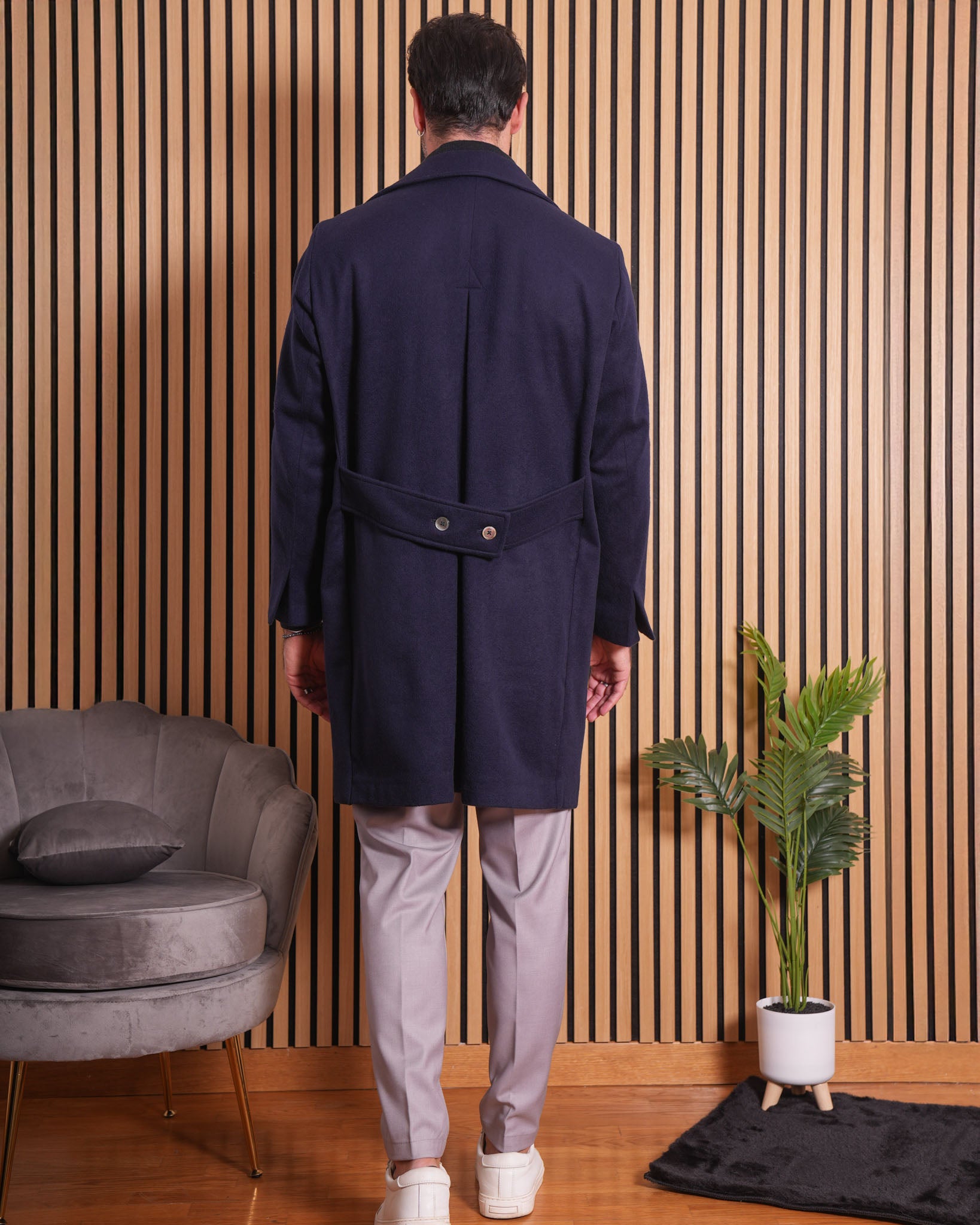 Florian - Cappotto Loden Blu