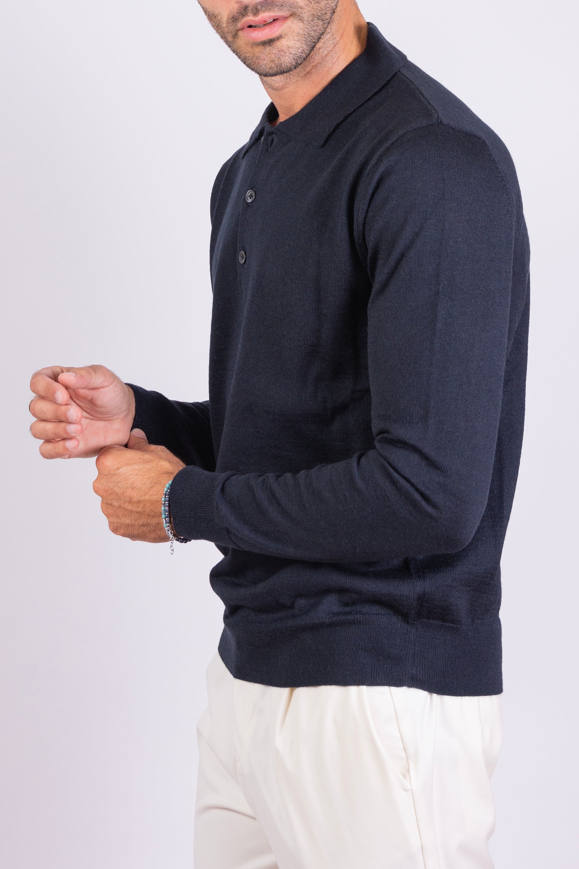 Venezia - Polo manica lunga Blu
