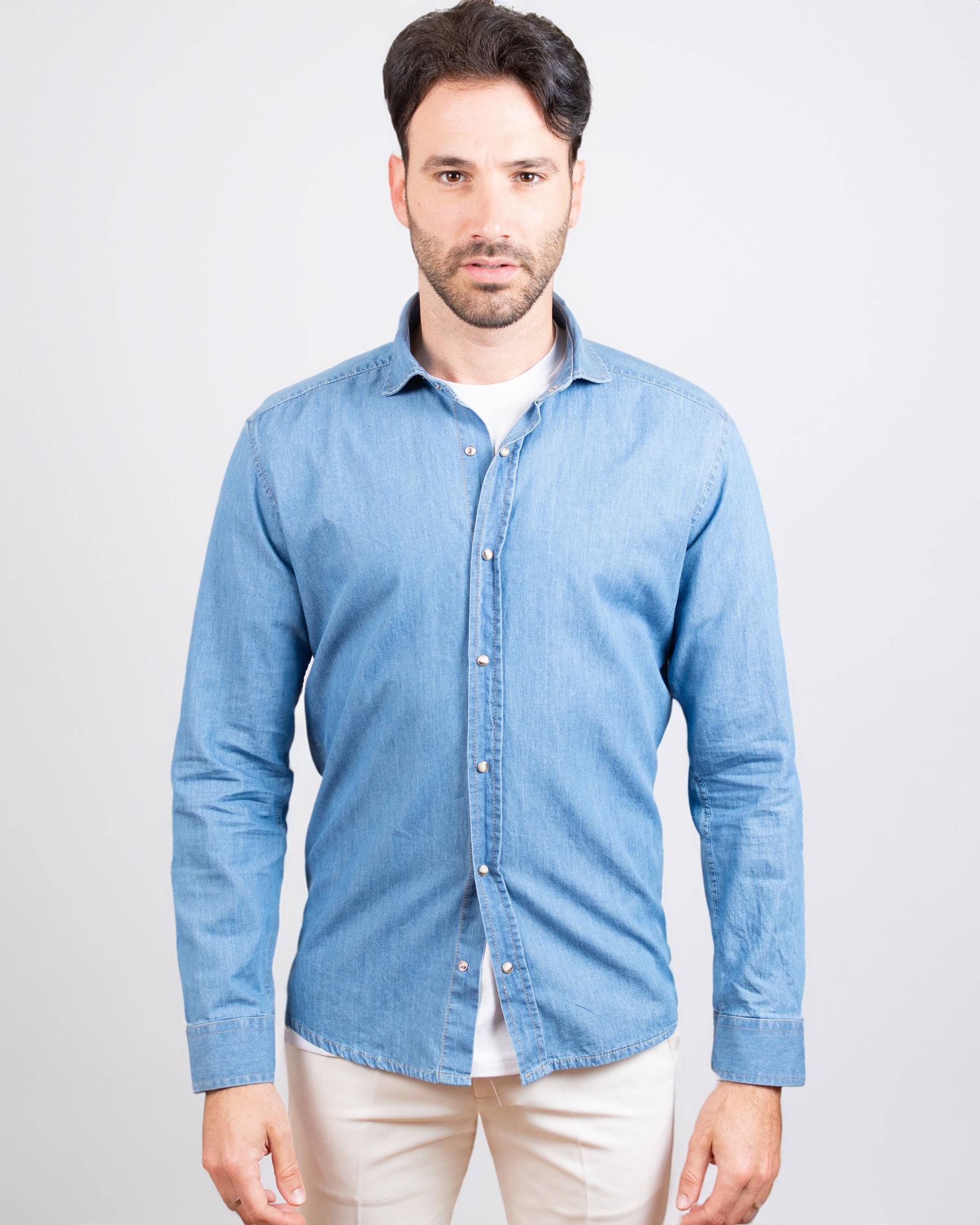 Madrid - Camicia di Jeans chiara