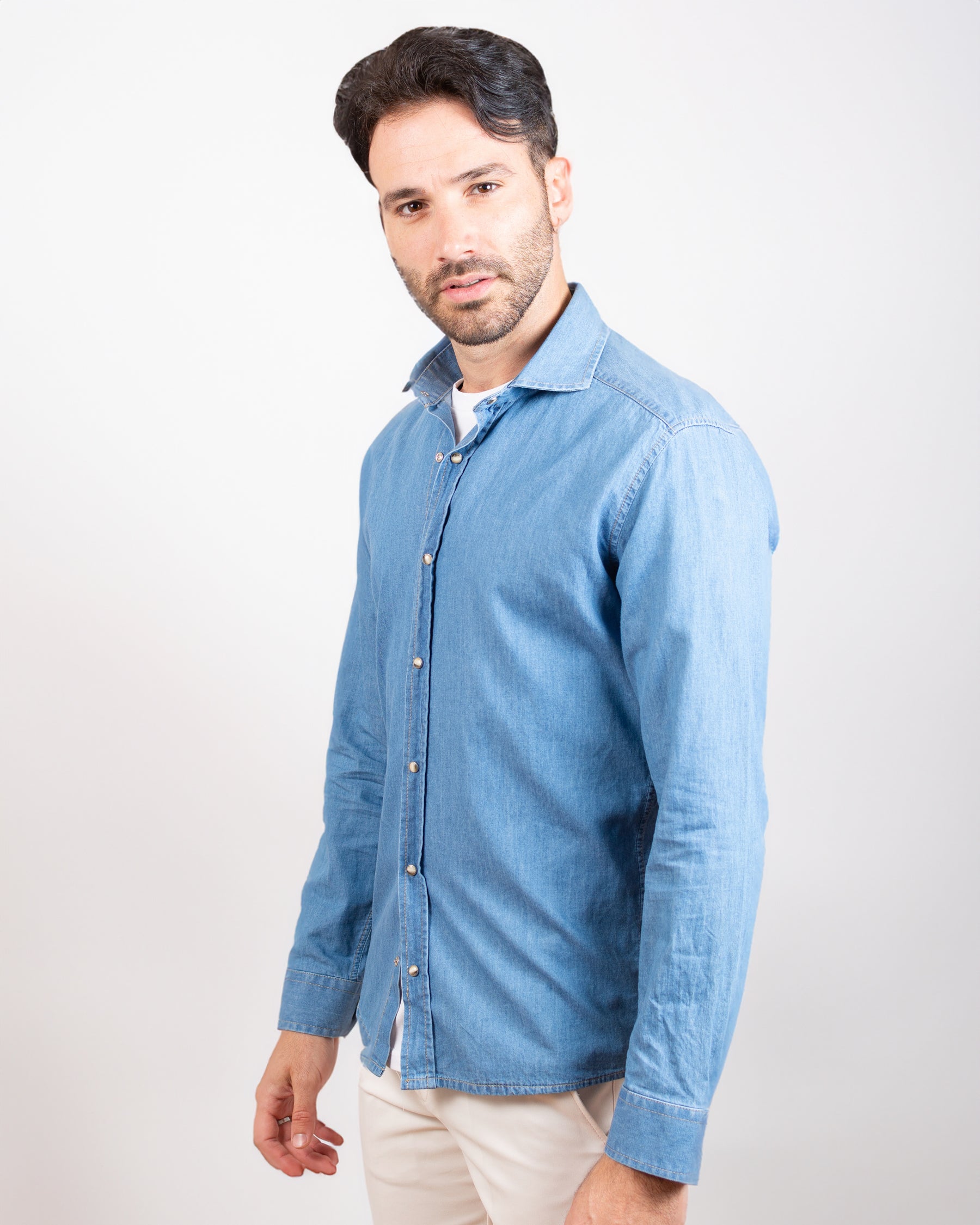 Madrid - Camicia di Jeans chiara