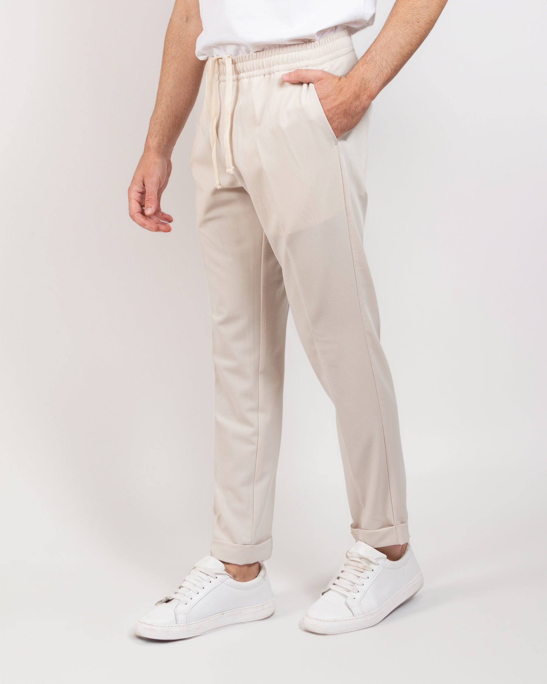Napoli - Pantalaccio Slim Crema