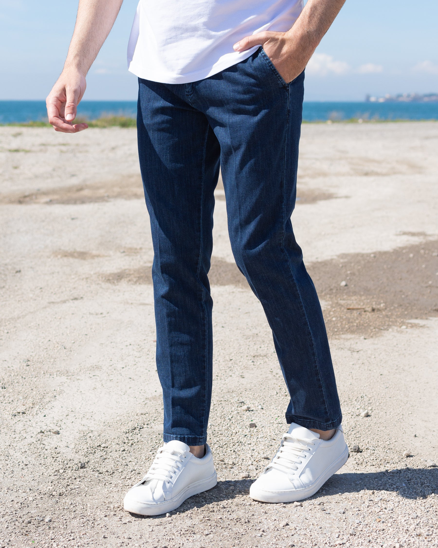 Milano - Jeans Slim Fit Elasticizzato Scuro