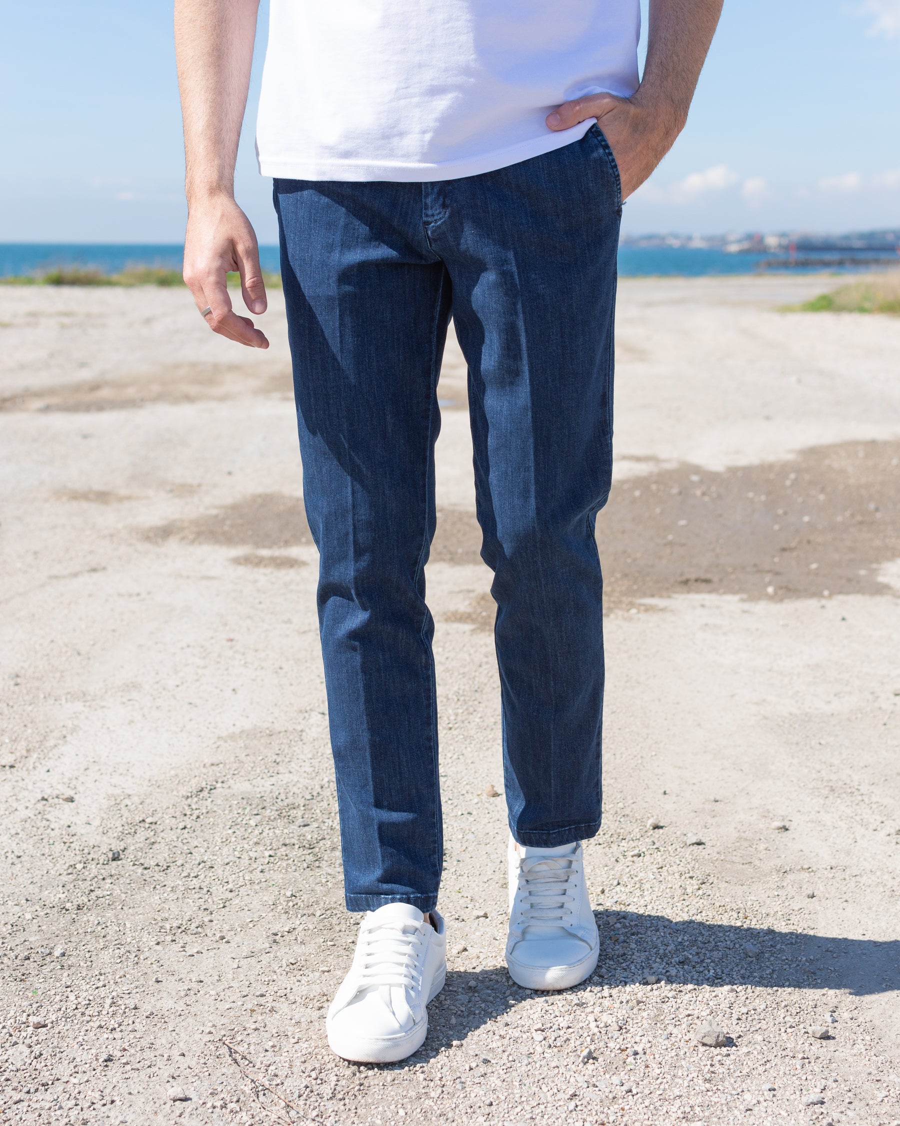Milano - Jeans Slim Fit Elasticizzato Scuro