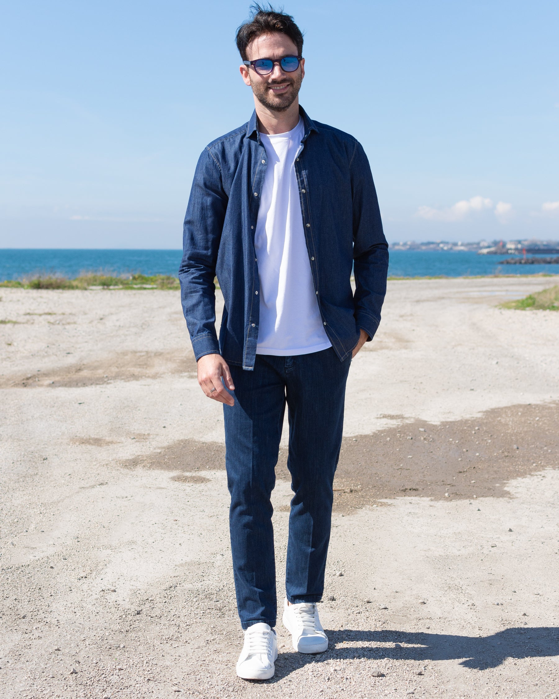 Milano - Jeans Slim Fit Elasticizzato Scuro