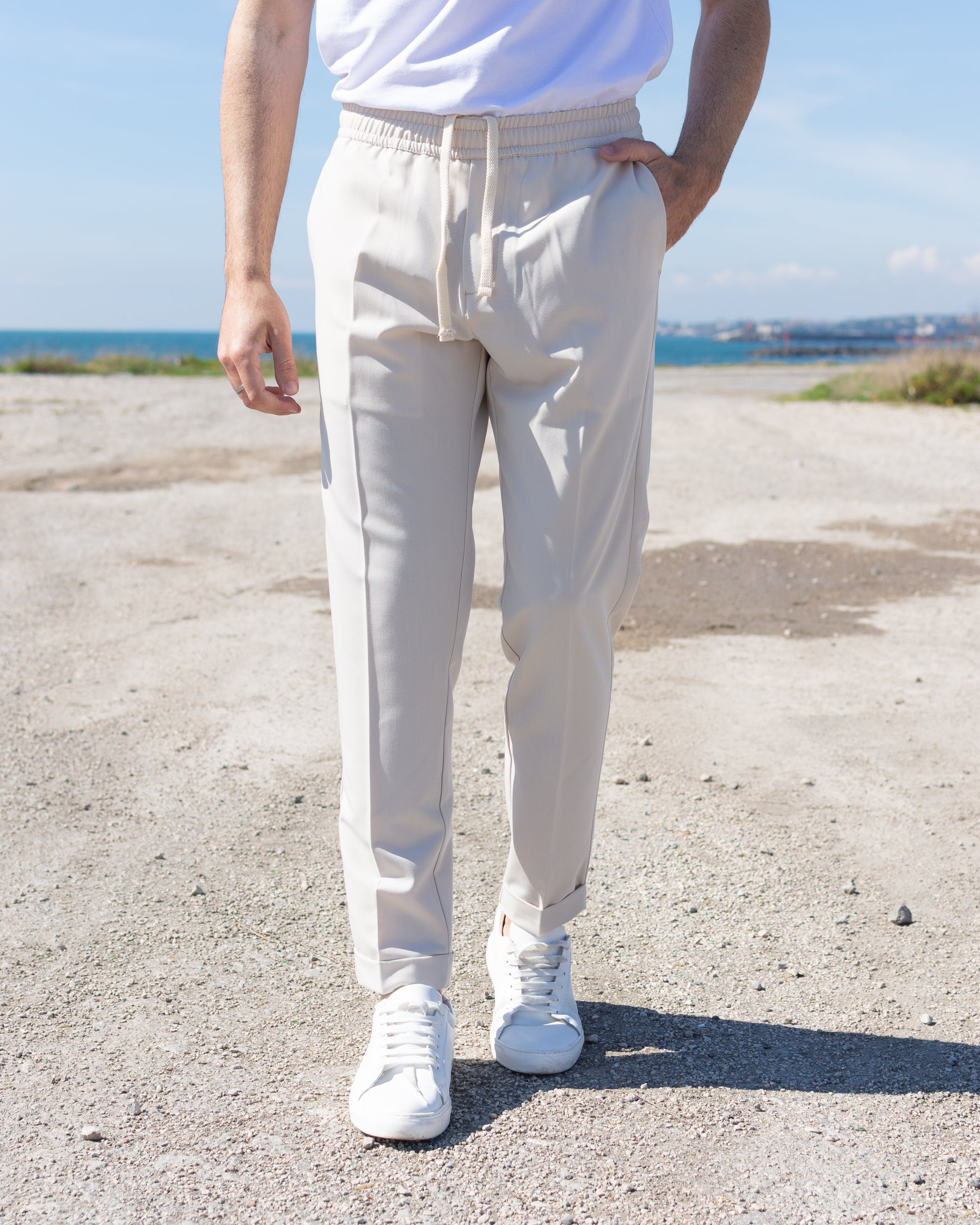 Napoli - Pantalaccio Slim Crema