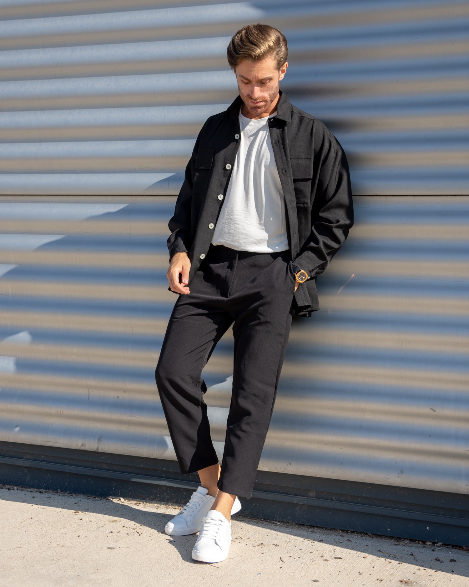 Pantalone "Orlando"-Nero
