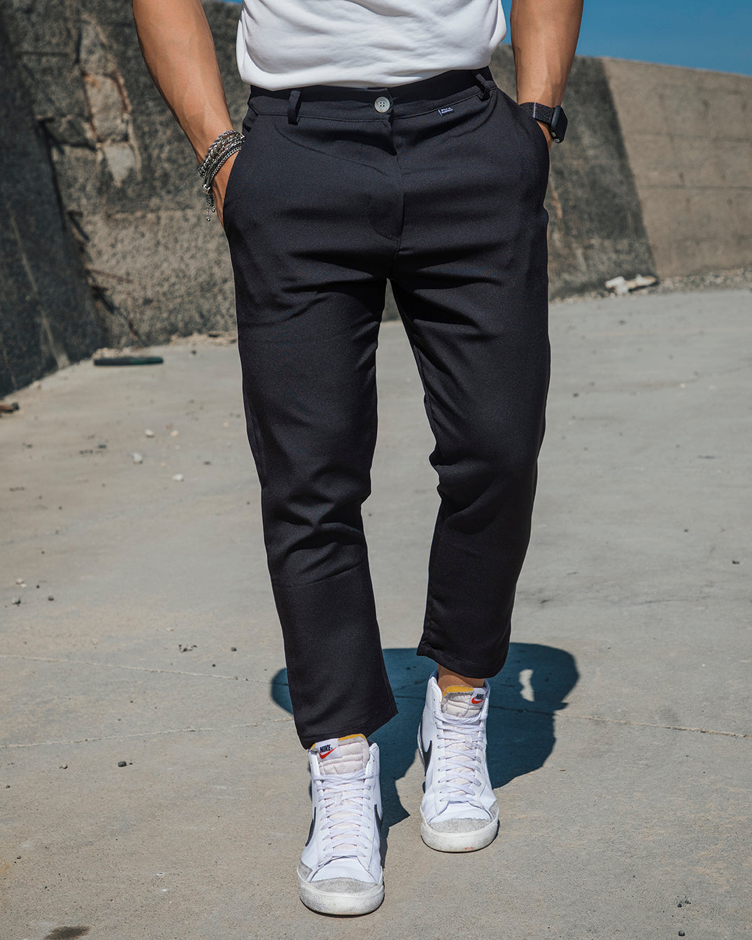 Pantalone "Orlando"-Nero