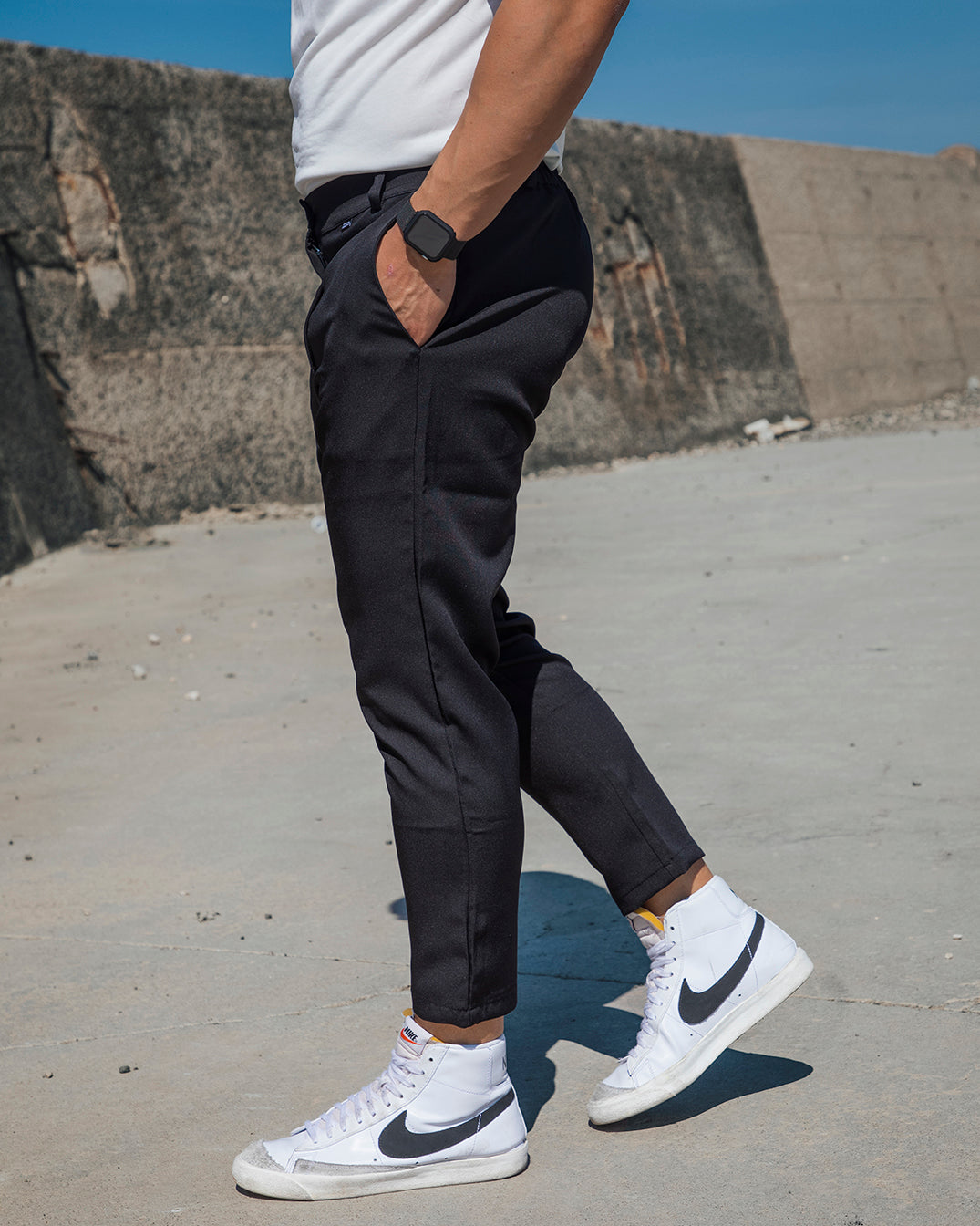 Pantalone "Orlando"-Nero