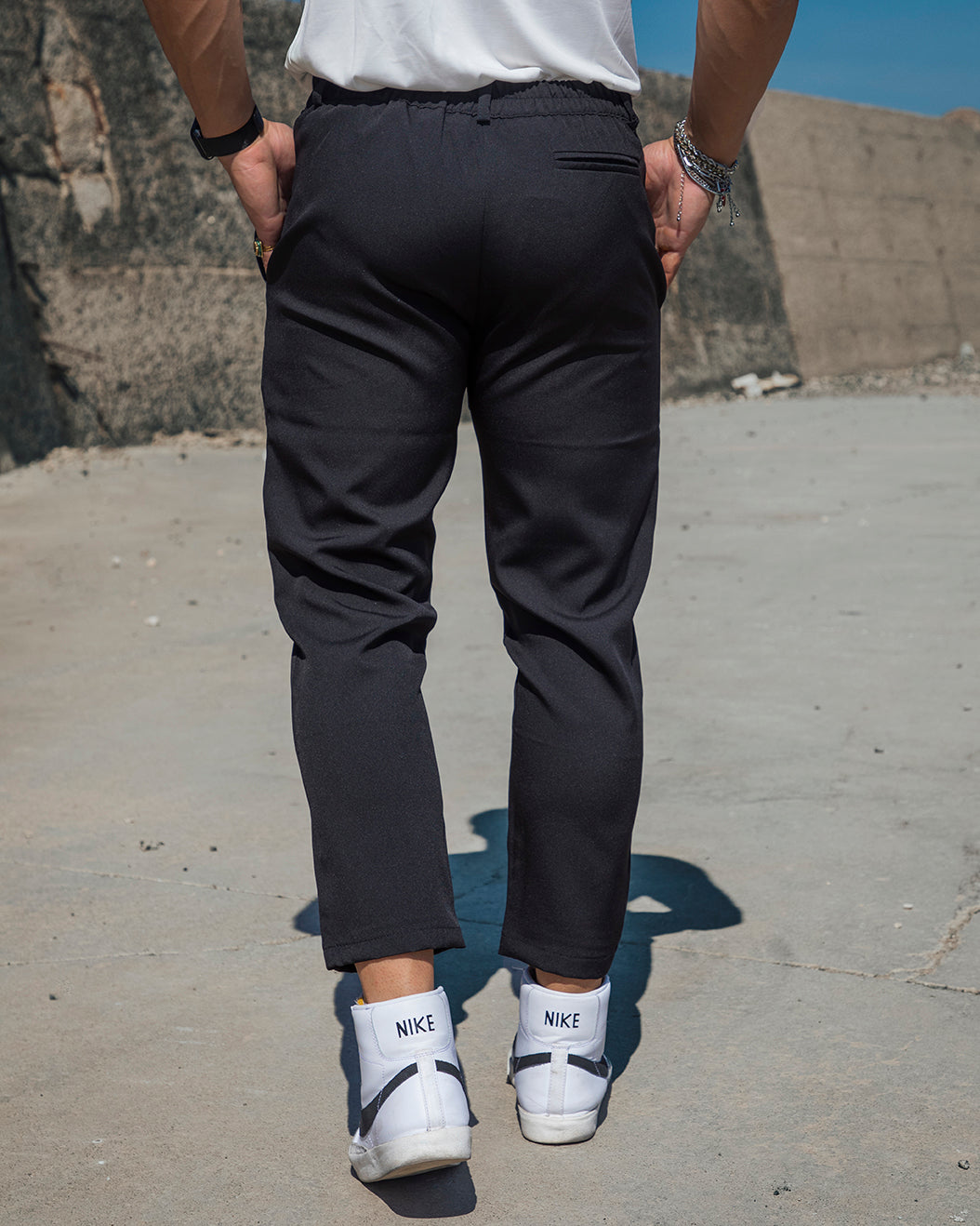 Pantalone "Orlando"-Nero