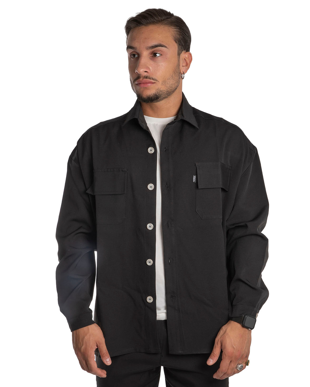 Camicia/Giacca "Orlando"- Nero