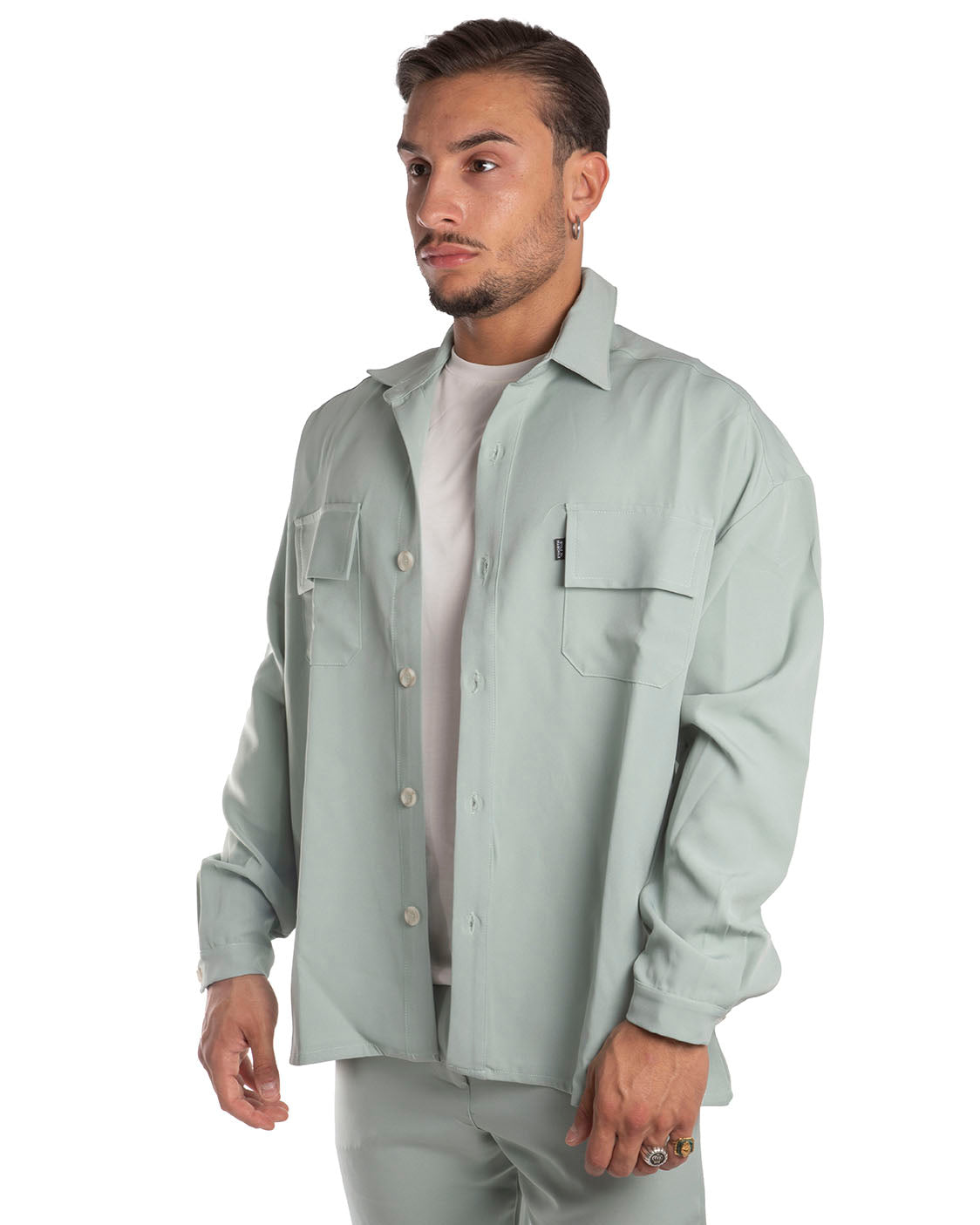 Camicia/Giacca "Orlando"- Verde Acqua