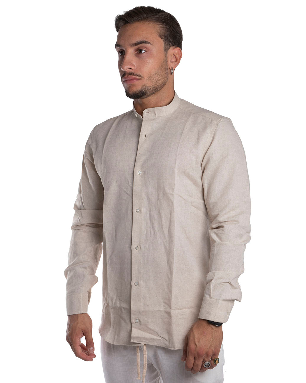 Amalfi - Camicia in lino Beige