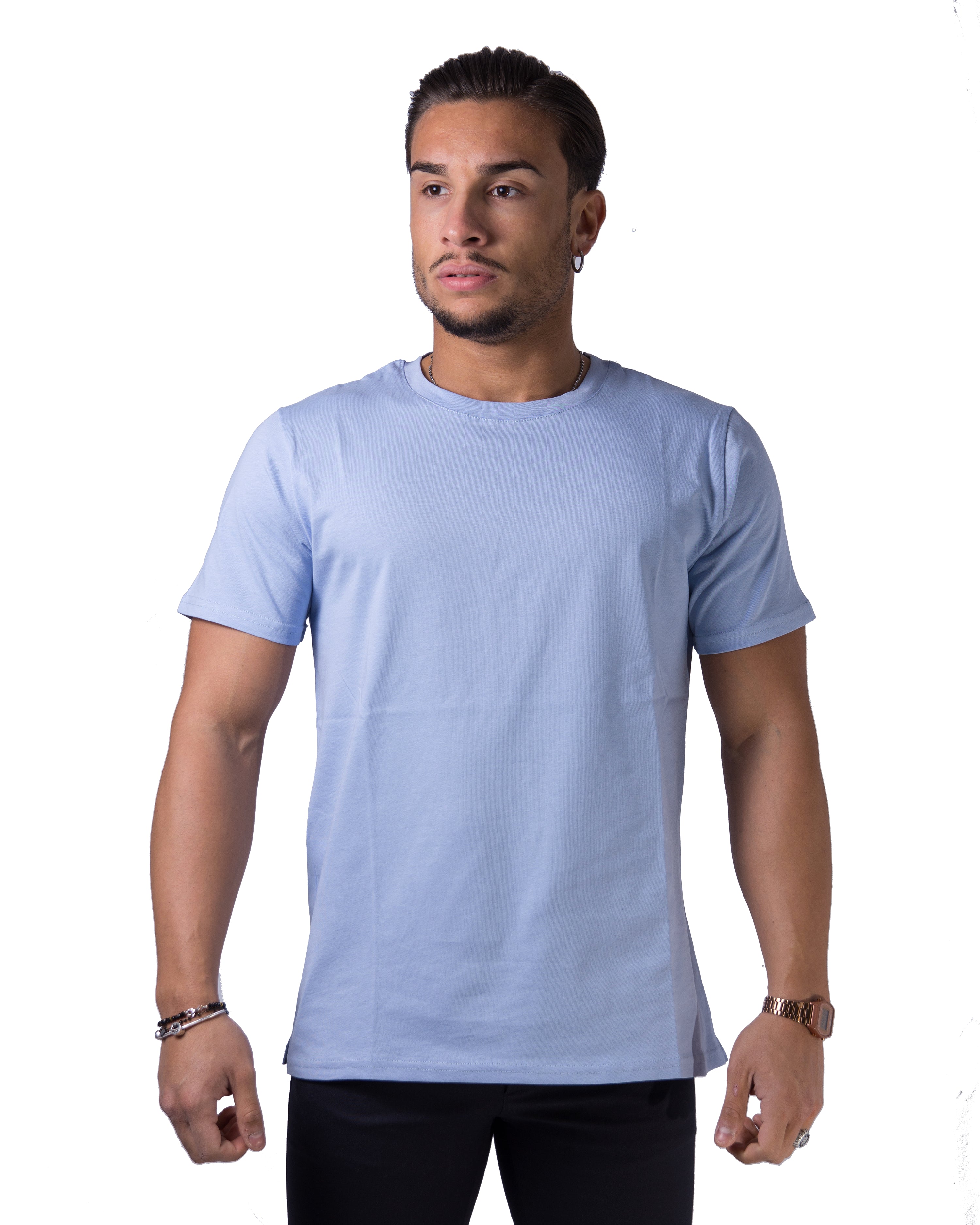 T-Shirt Basic SAM - Azzurra