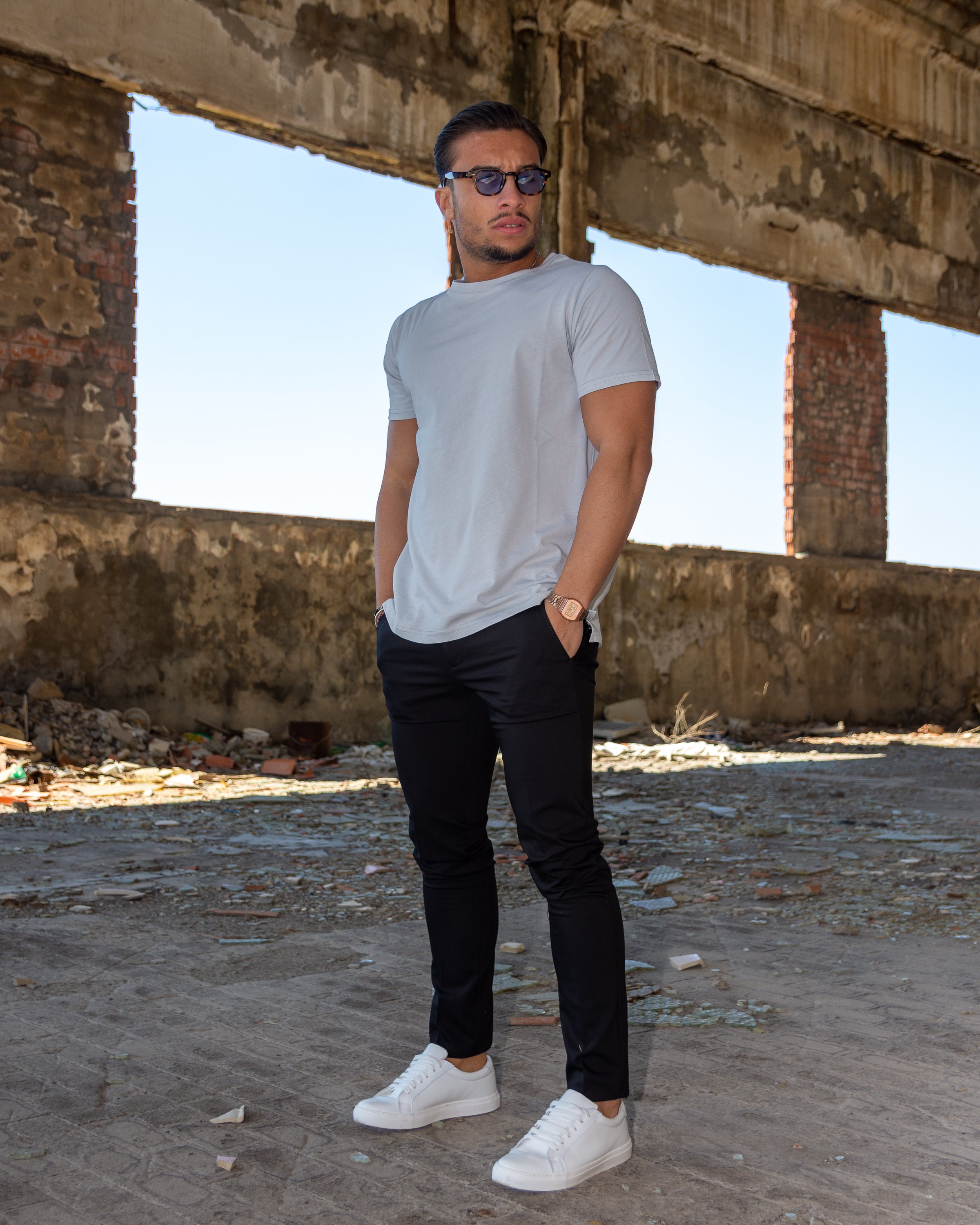 T-Shirt Basic SAM - Ghiaccio
