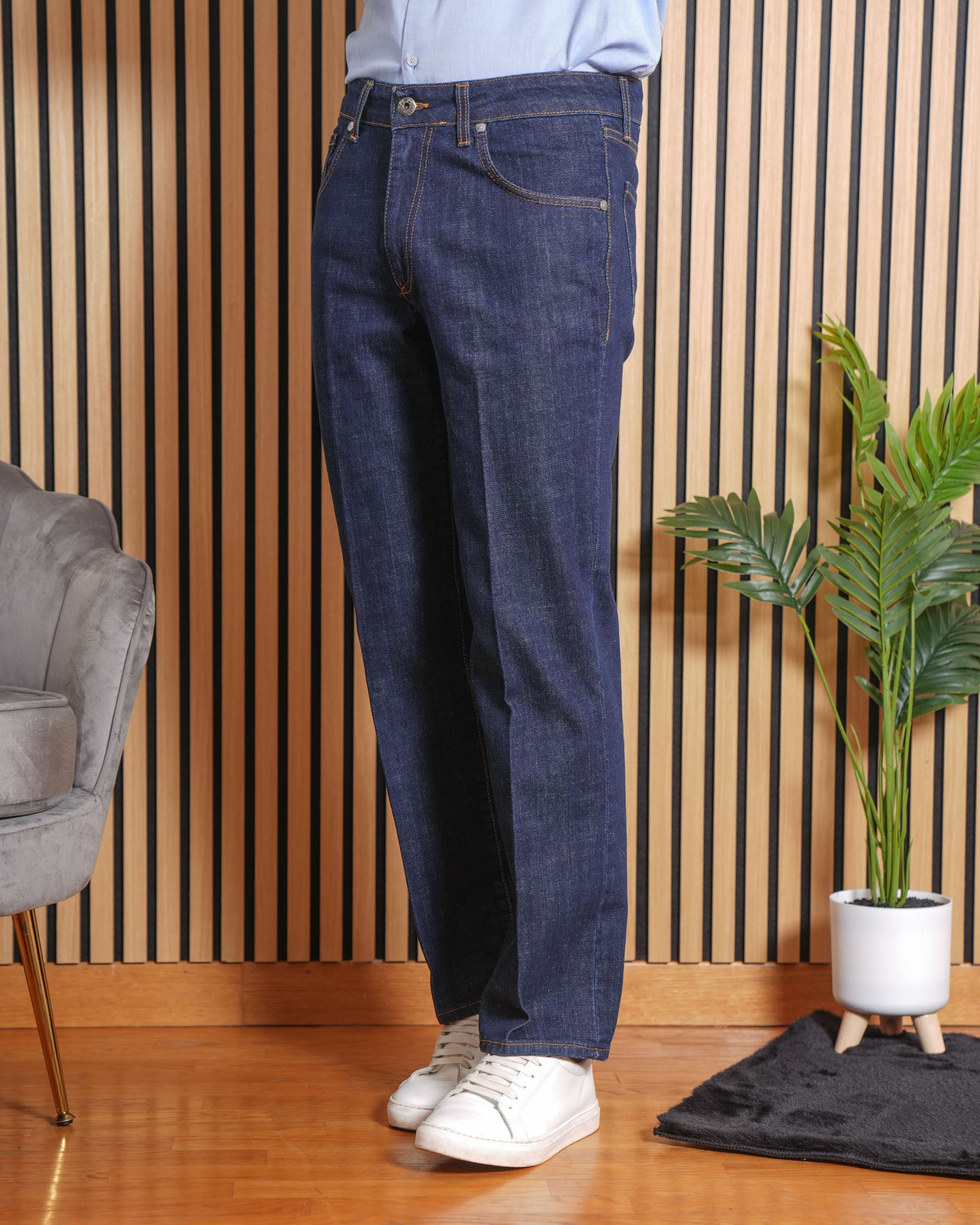 PALERMO - JEANS FONDO AMPIO SCURO