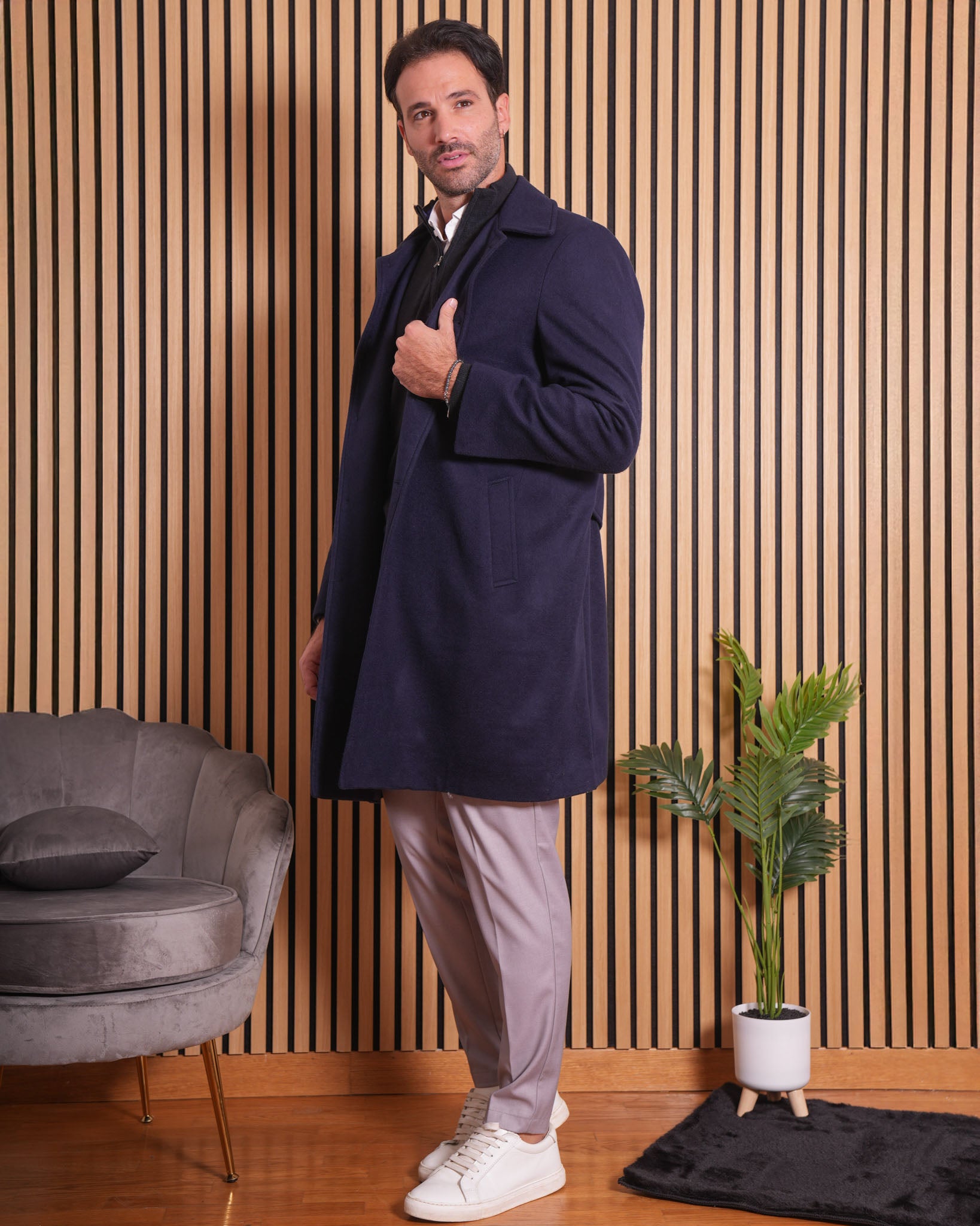 Florian - Cappotto  Loden Blu