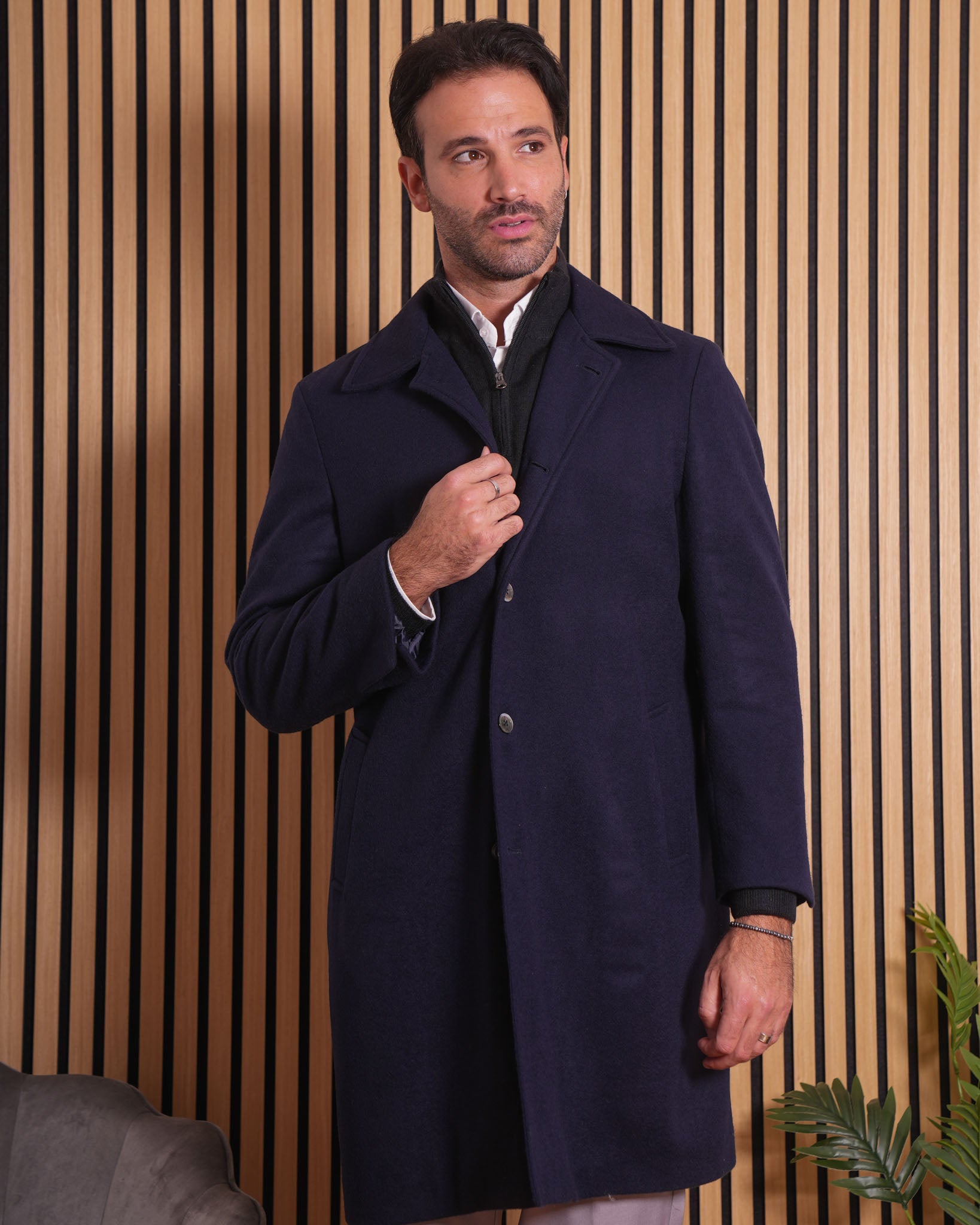 BOX "MILANO - CAPPOTTO LODEN BLU"
