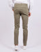 Milano - Pantalone Sartoriale Slim Fit Elasticizzato Verde Militare