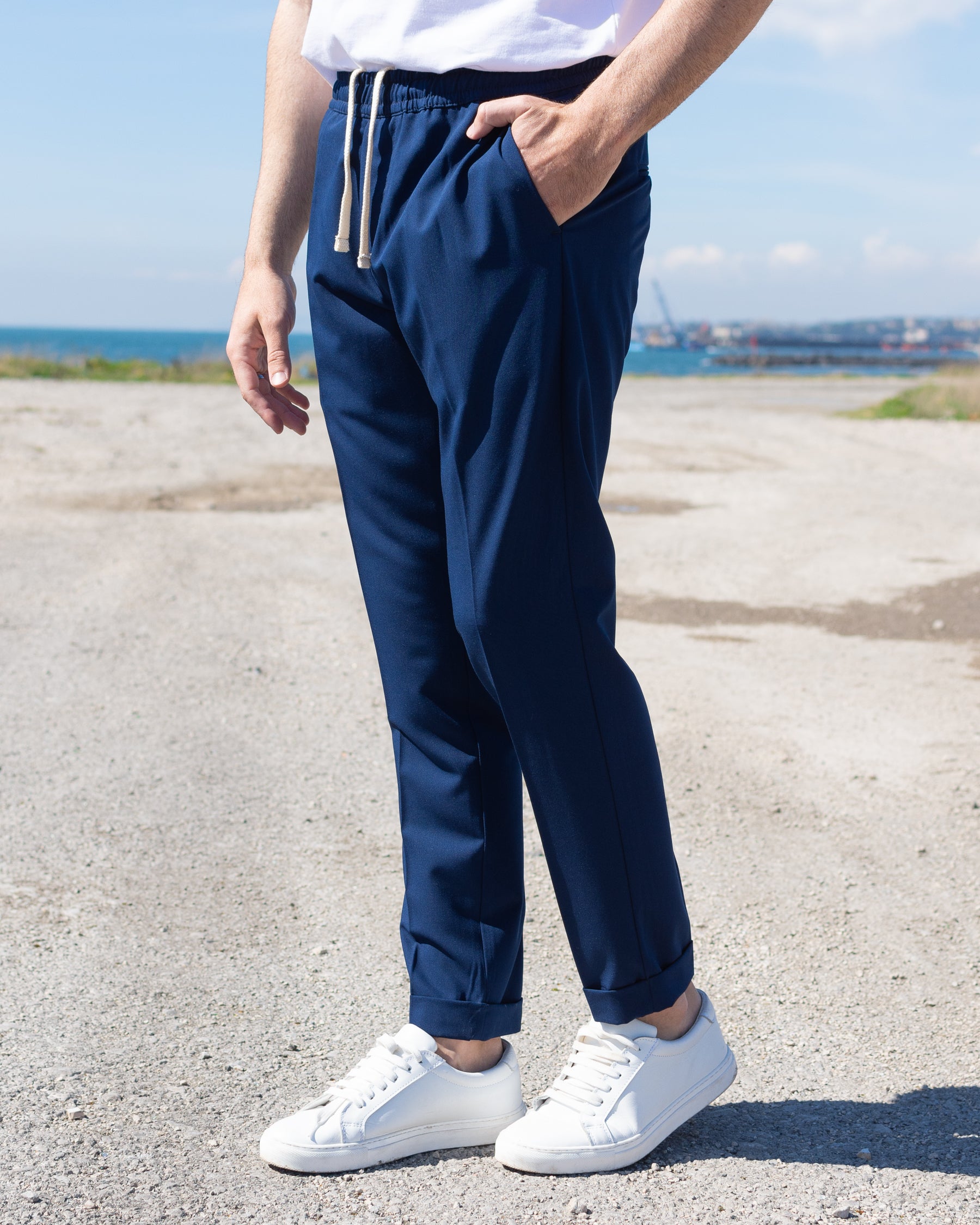 Napoli - Pantalaccio Slim Blu