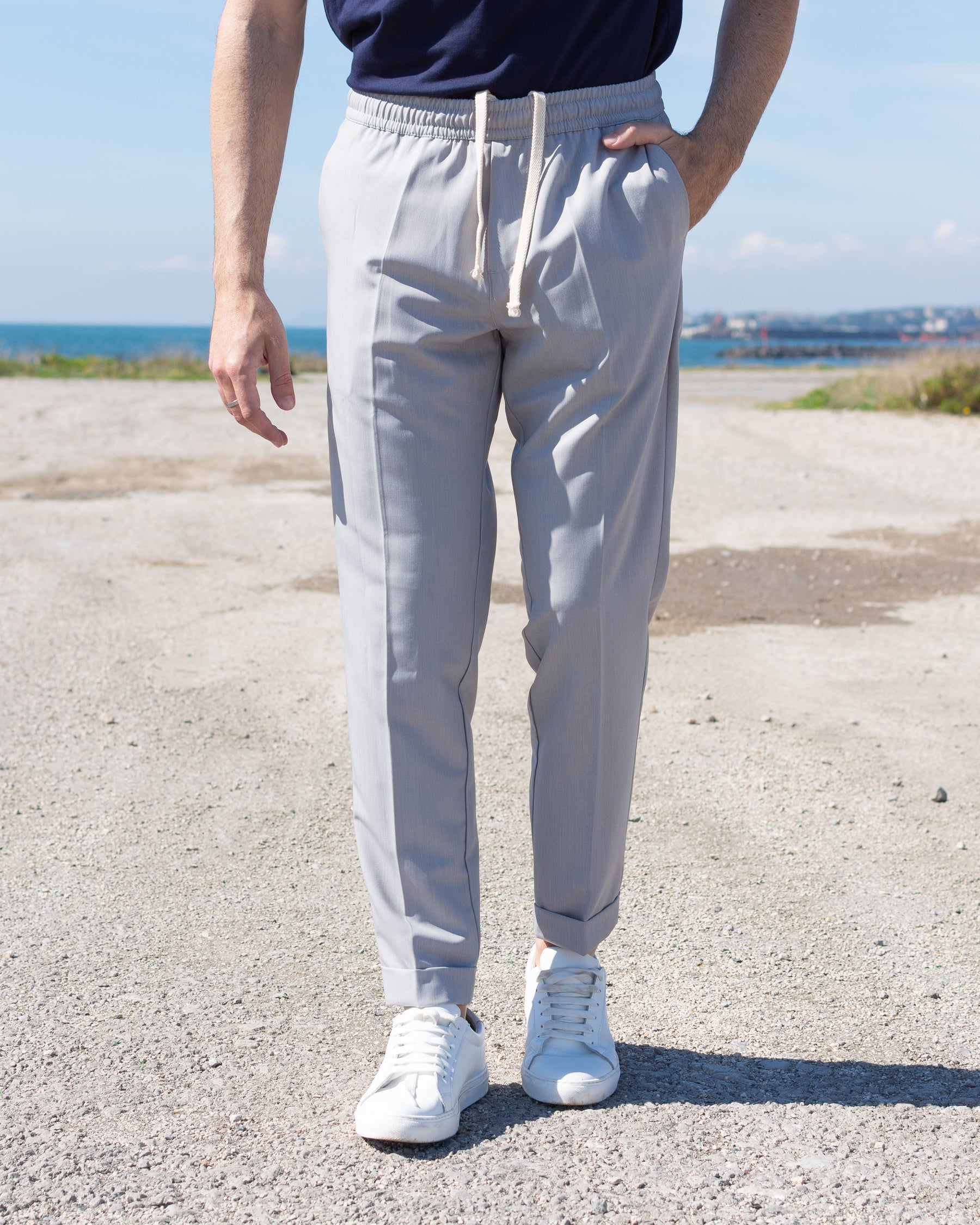 Napoli - Pantalaccio Slim Grigio