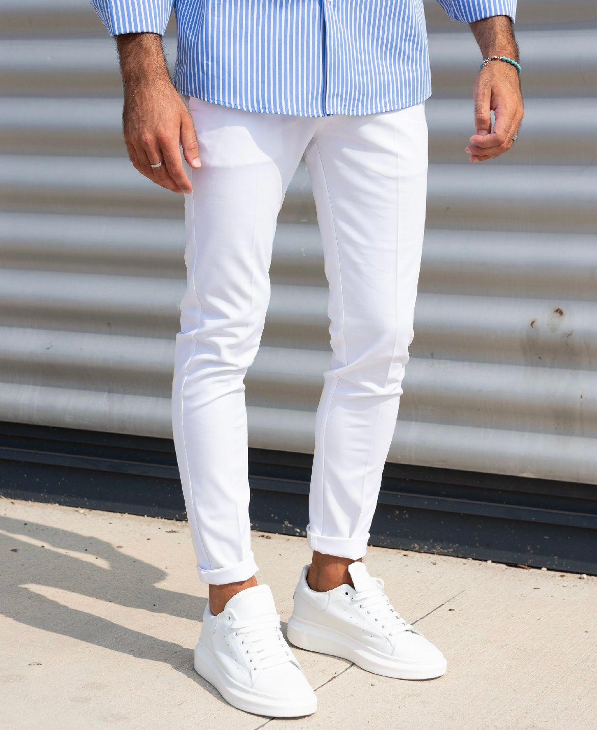 BOX "MILANO BLU-BIANCO"