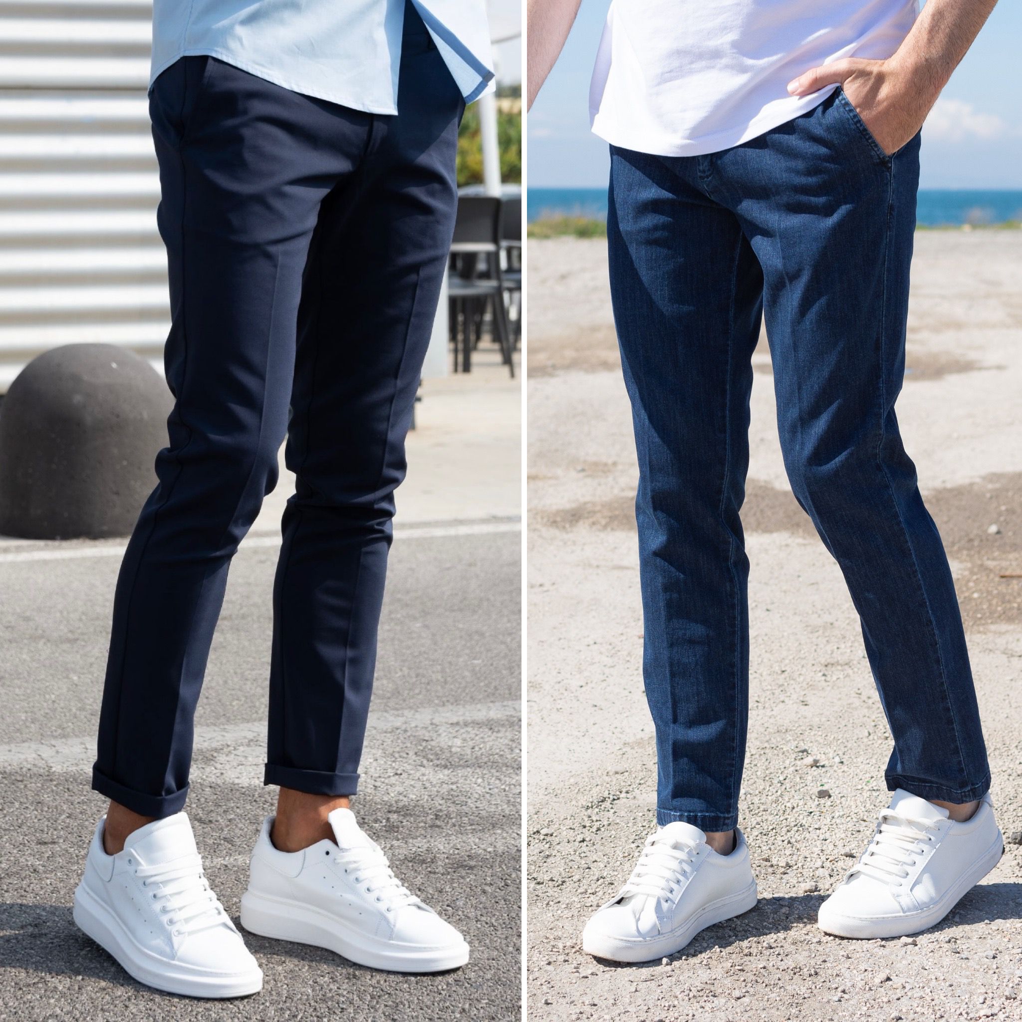 BOX "MILANO BLU/JEANS"