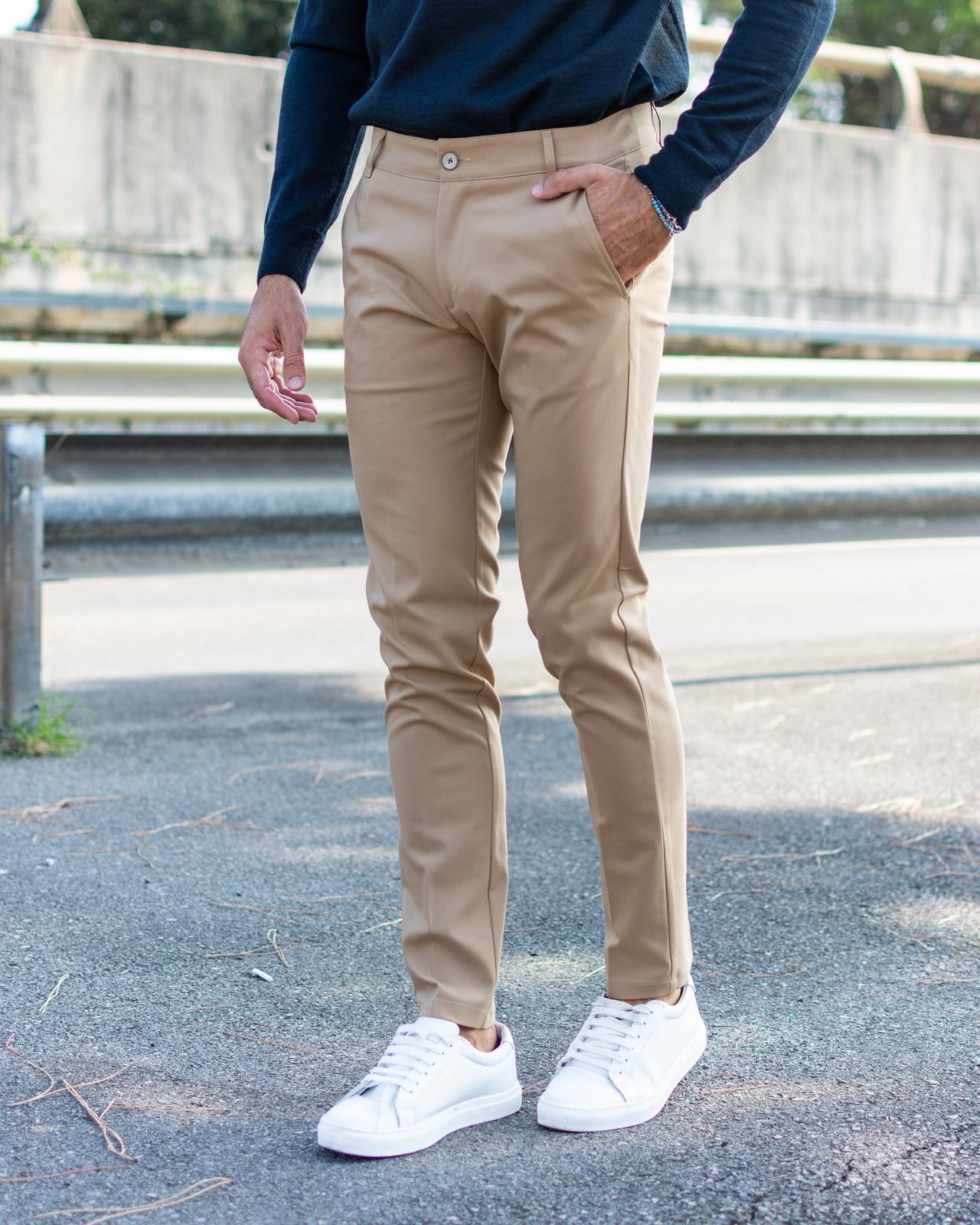 BOX "MILANO BLU/CAMMELLO"