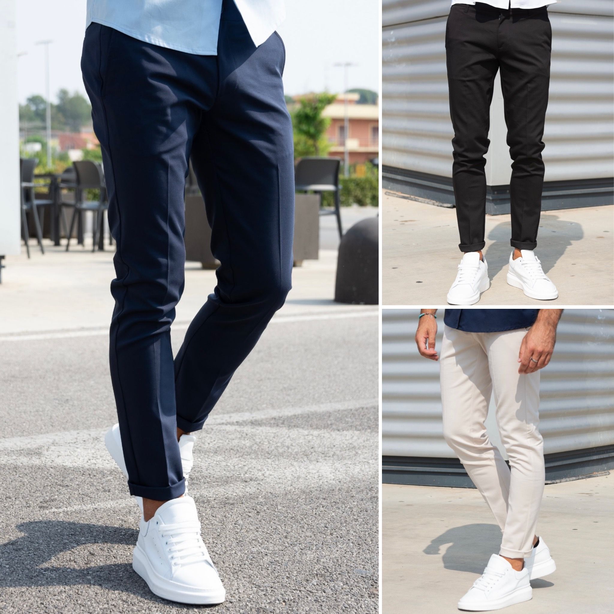 SUPER BOX "MILANO" BLU/BEIGE/NERO