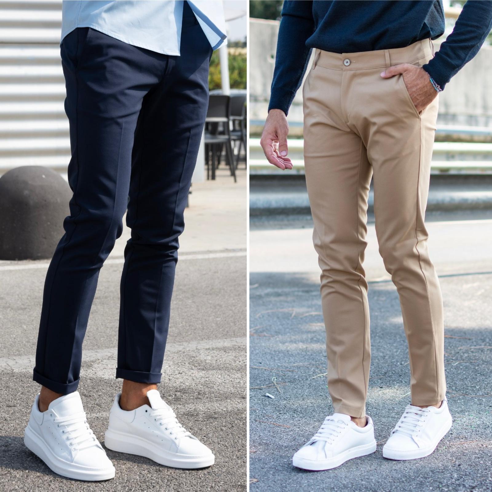 BOX "MILANO BLU/CAMMELLO"