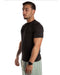 Lisbona-T-Shirt Effetto Seta Nera
