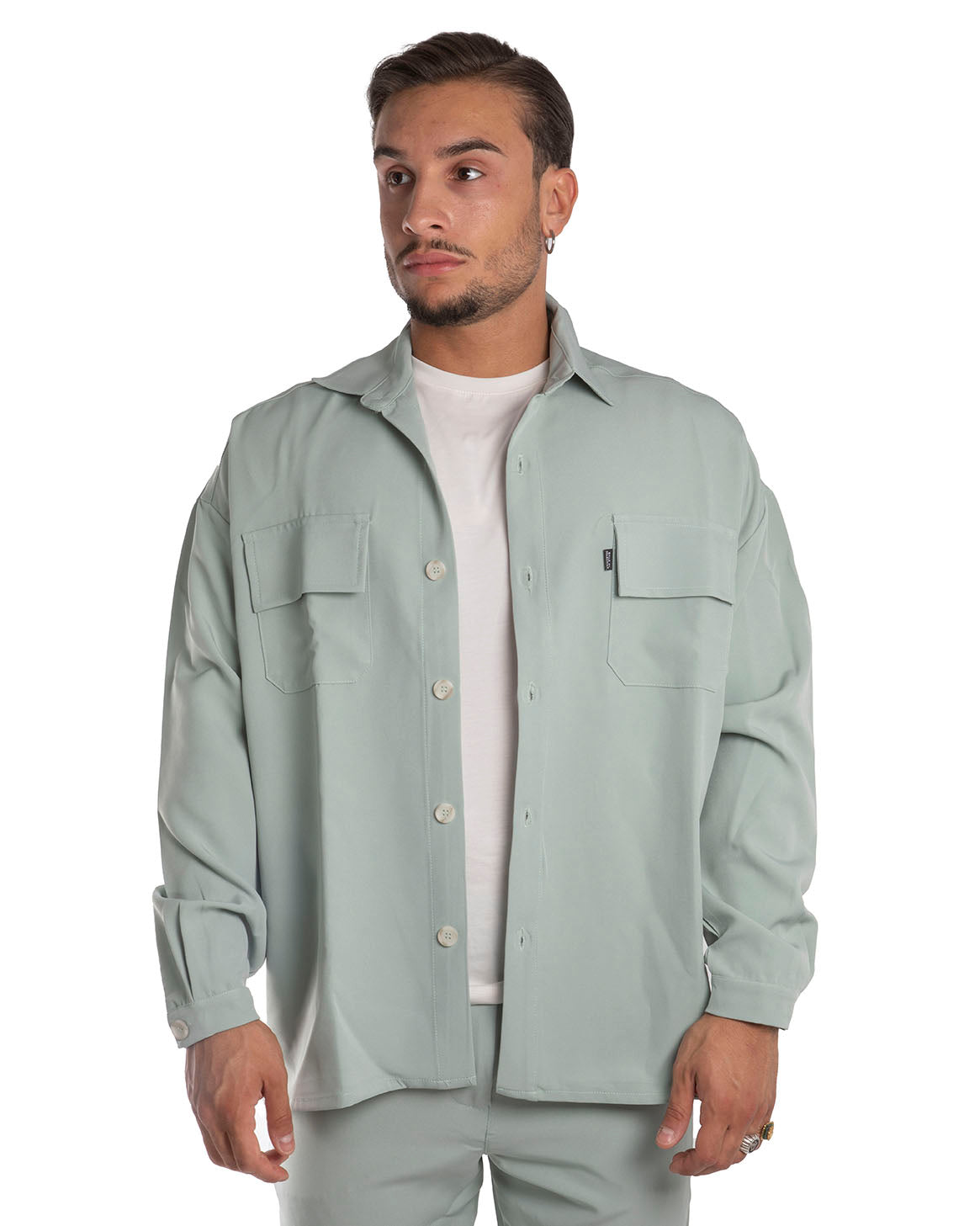 Camicia/Giacca "Orlando"- Verde Acqua