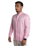 Amalfi - Camicia in lino Rosa