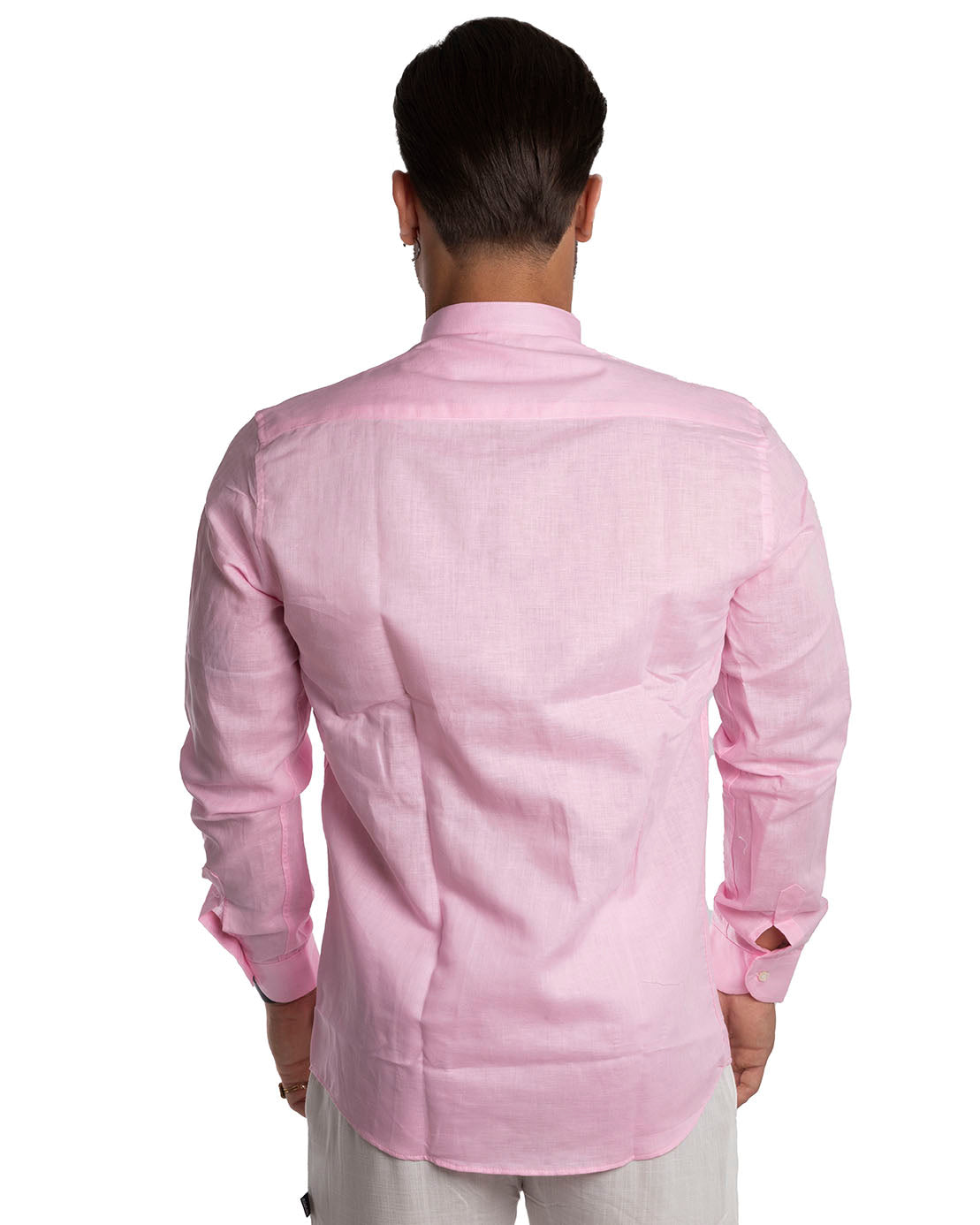 Amalfi - Camicia in lino Rosa