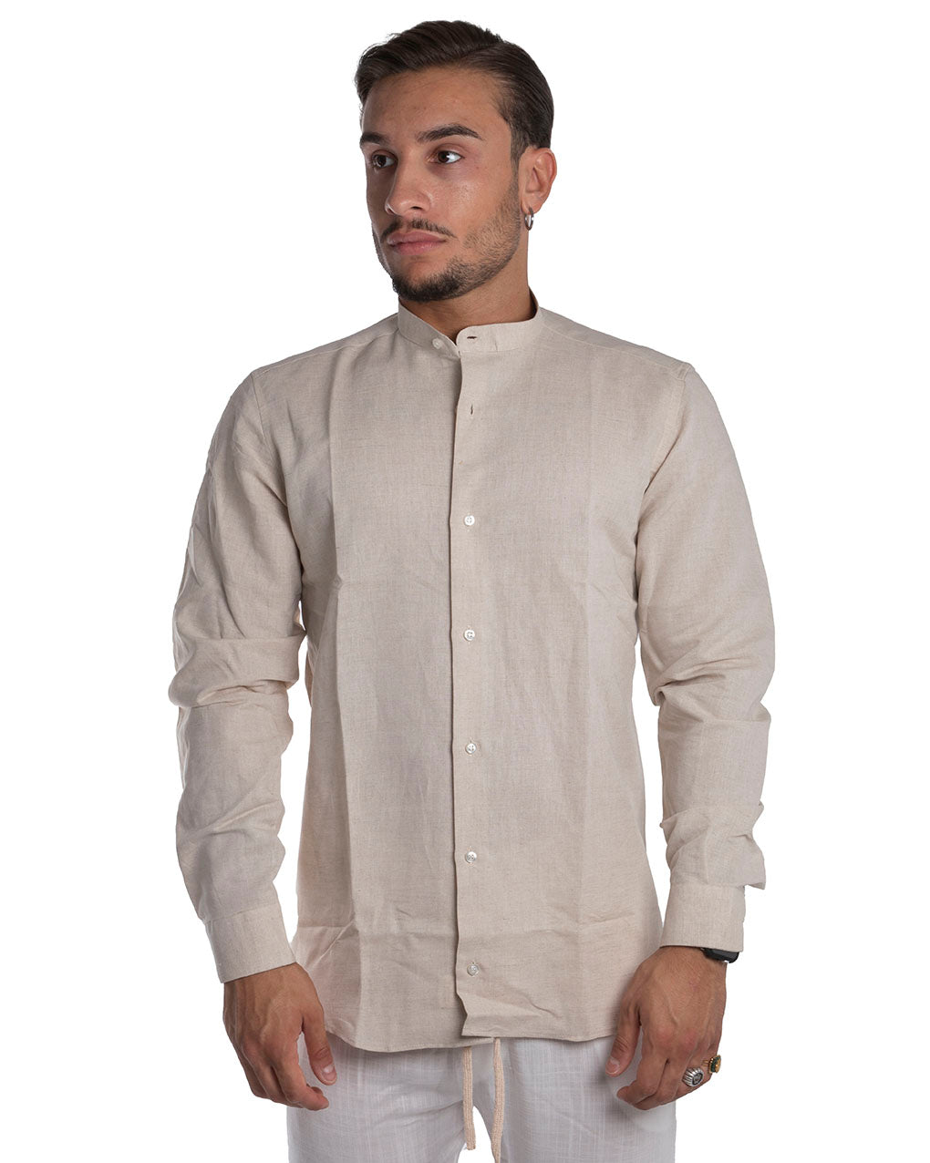 Amalfi - Camicia in lino Beige