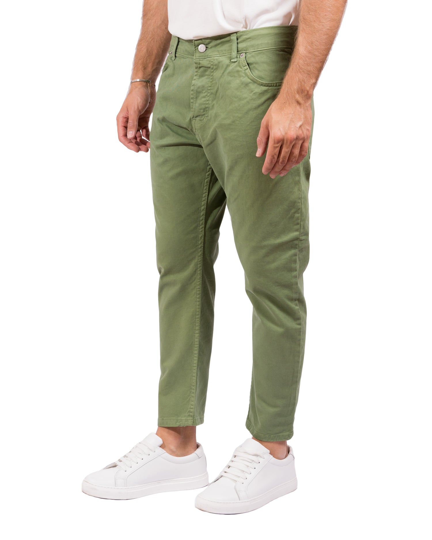 Dylan - Pantalone 5 tasche Verde