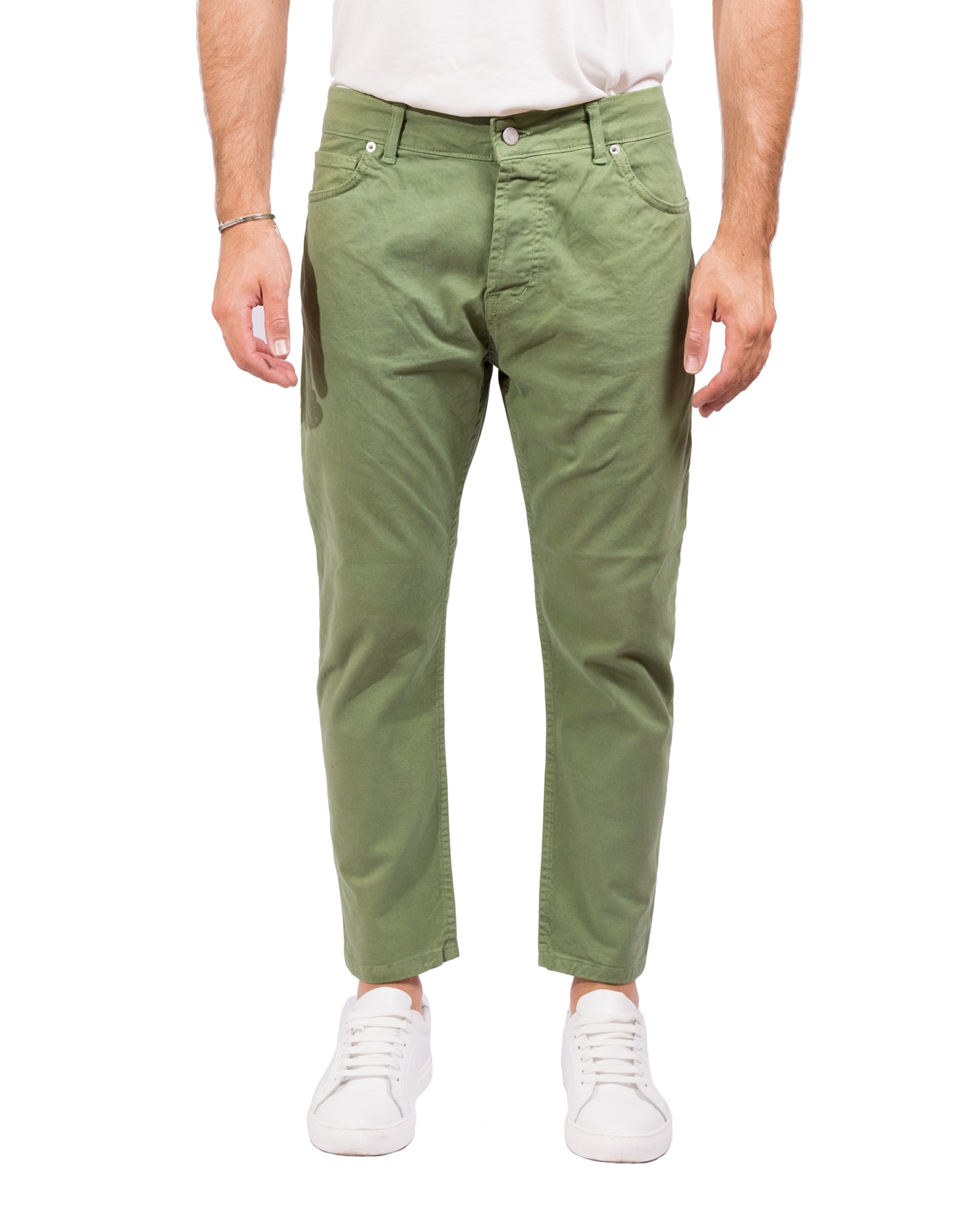Dylan - Pantalone 5 tasche Verde
